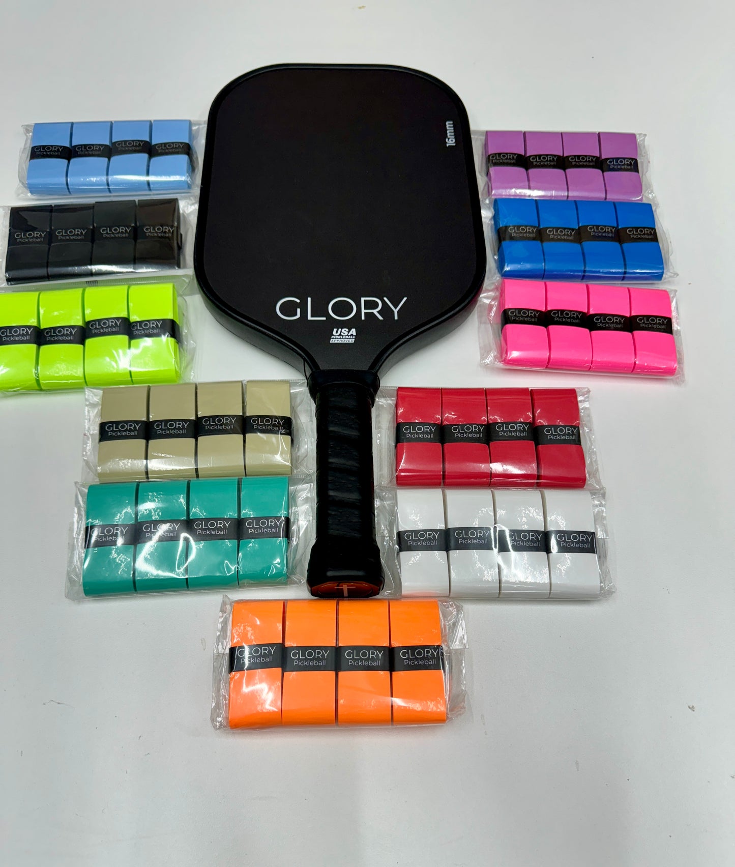 GLORY Pickleball Paddle Over Grip Tape - Pack of 4