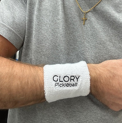 GLORY Pickleball Wrist Sweat Band (2 pack)